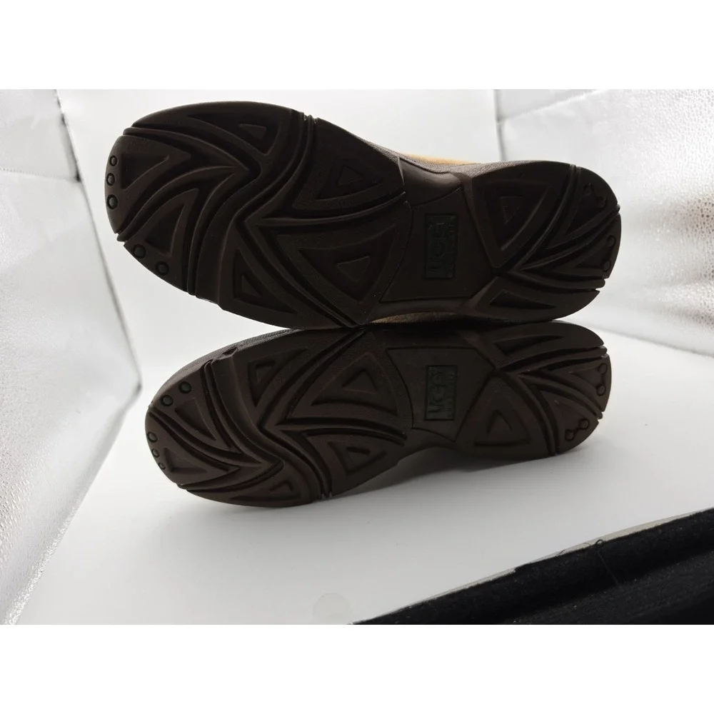 Vintage UGG Australia Ultimate Short Boots chestnut Brown Suede Womens 7
